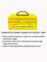 İdrar - Gaita Örnek Taşıma Çantası Küçük - Sarı