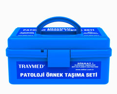 PATOLOJİK ÖRNEK TAŞIMA SETİ KÜÇÜK-MAVİ