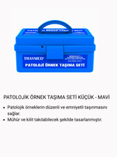 PATOLOJİK ÖRNEK TAŞIMA SETİ KÜÇÜK-MAVİ