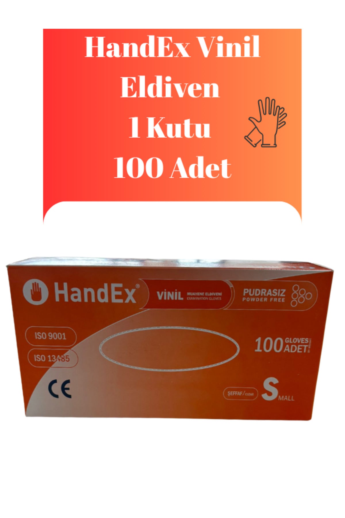 Vinil Muayene Eldiveni S Beden