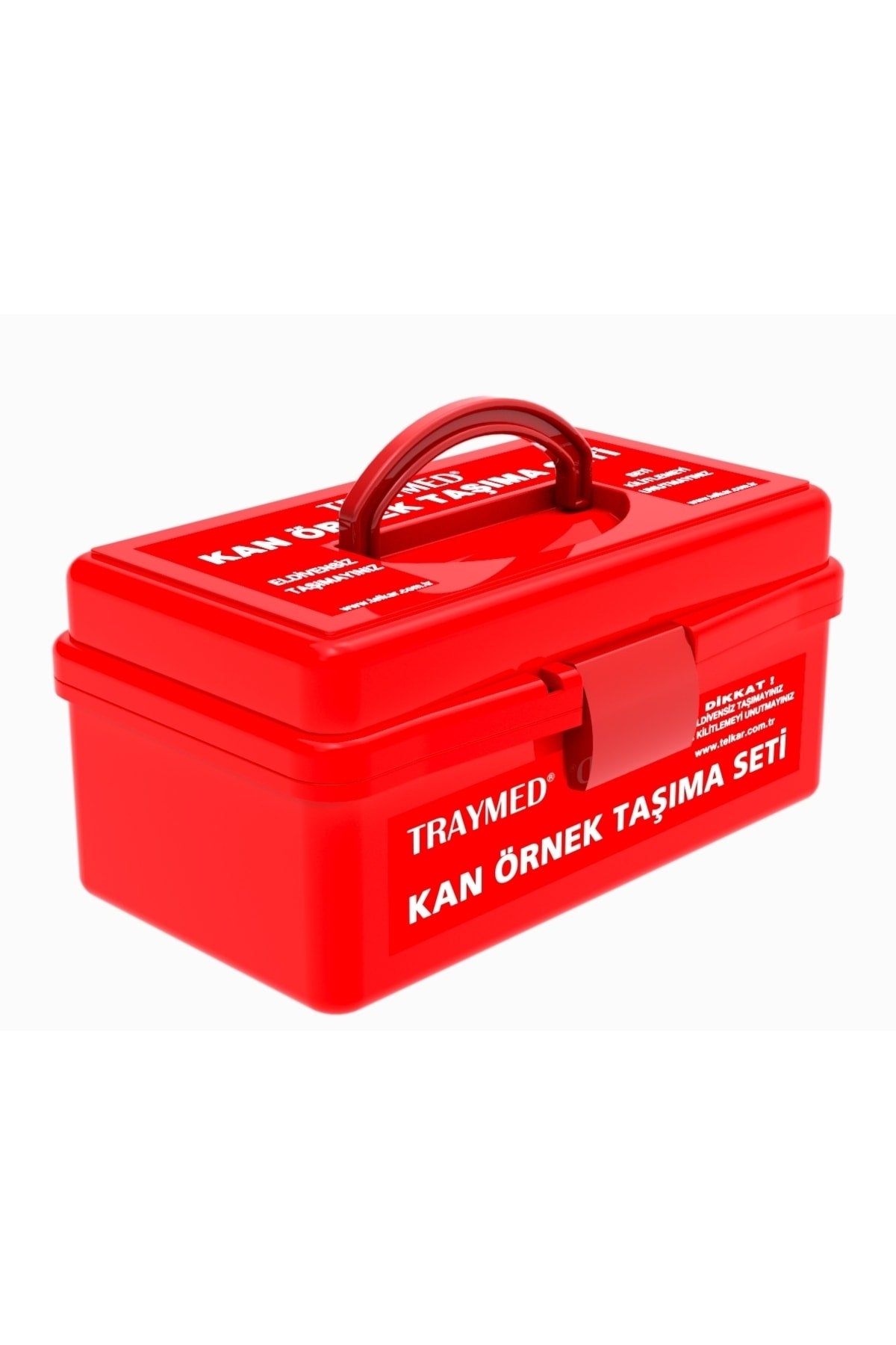 Kan Örnek Taşıma Seti Kırmızı (küçük)