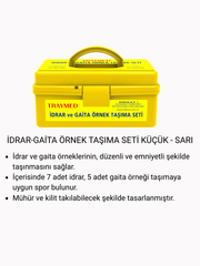 İdrar - Gaita Örnek Taşıma Çantası Küçük - Sarı