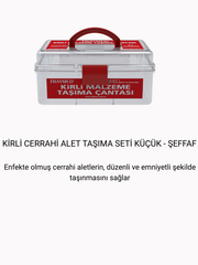 Kirli Malzeme Taşıma Çantası Küçük - Şeffaf