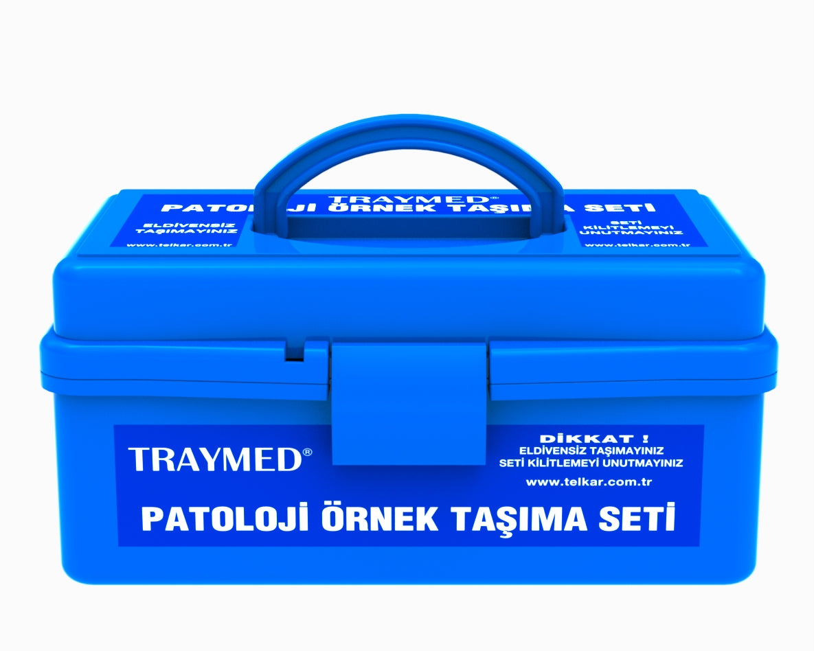 PATOLOJİK ÖRNEK TAŞIMA SETİ KÜÇÜK-MAVİ