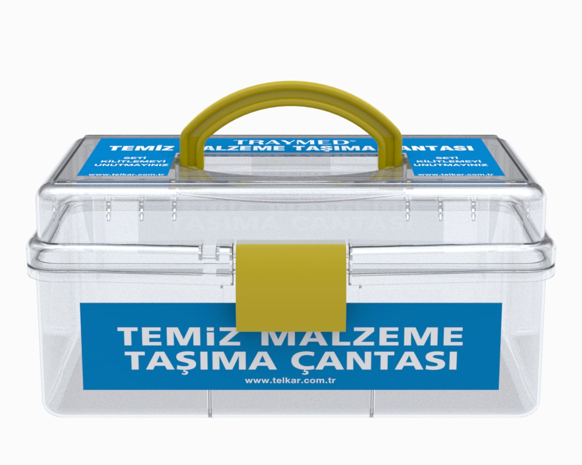 Temiz Malzeme Taşıma Çantası Küçük - Şeffaf