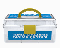 Temiz Malzeme Taşıma Çantası Küçük - Şeffaf