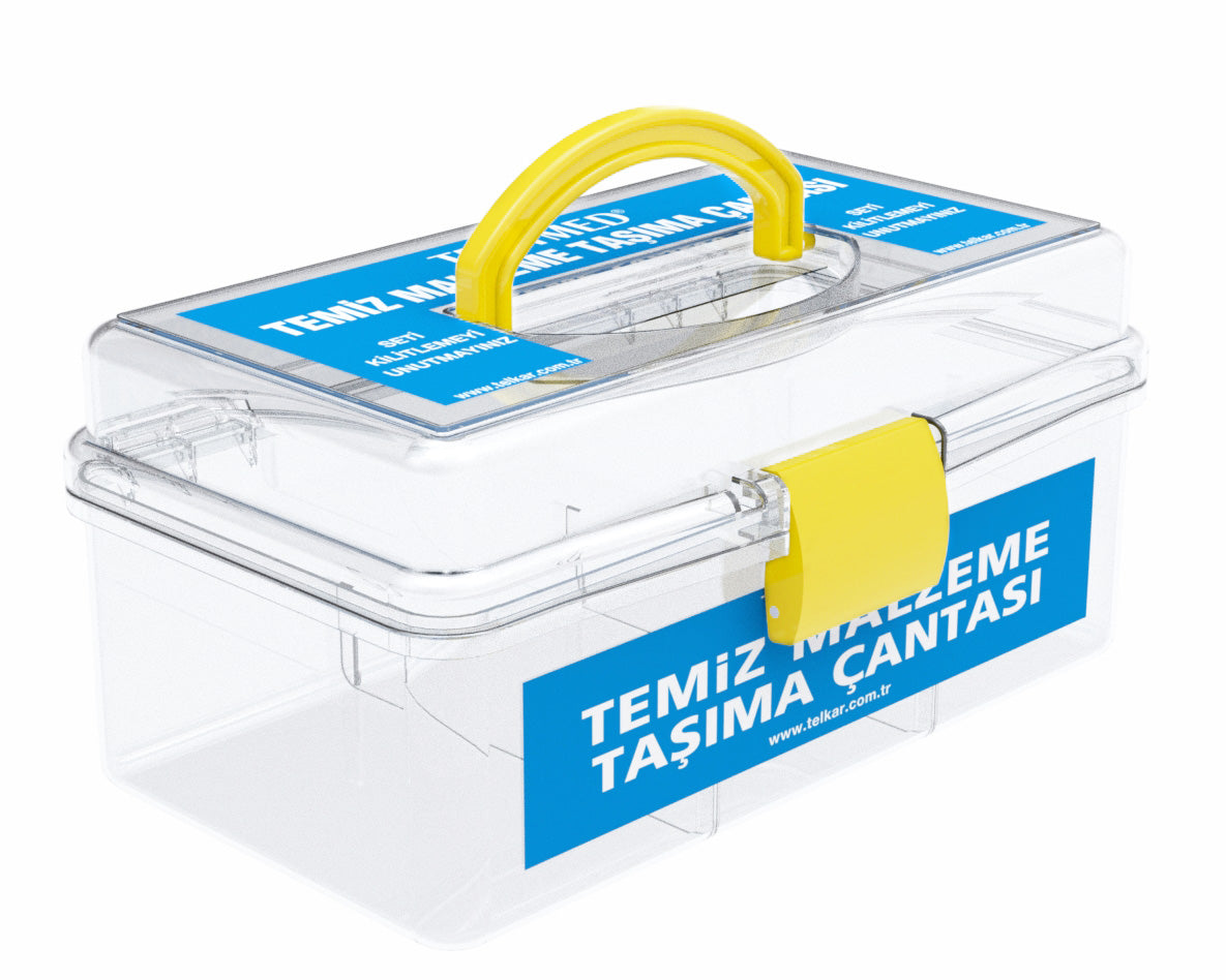 Temiz Malzeme Taşıma Çantası Küçük - Şeffaf