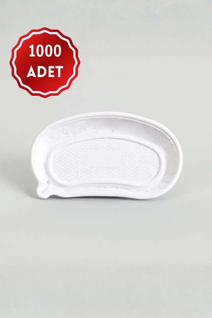 Beyaz Plastik Böbrek Küveti Tek Kullanımlık 1000 Adet